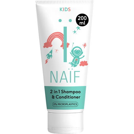 Naif Shampooing et après-shampooing 2 en 1 pour enfants 200ml