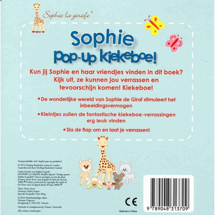 Sophie de Giraf Baby Boekje Pop-Up Boekje: Kiekeboe!