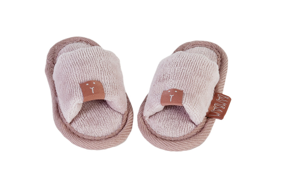 BamBam Babyslofjes Biologische Slipper Roze