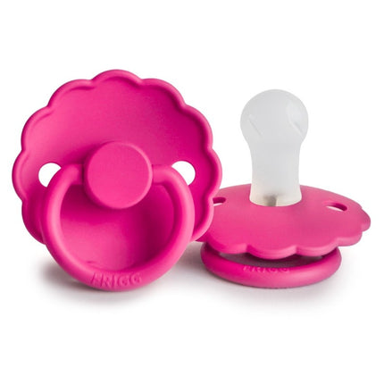 Frigg Speen Maat 2 Daisy Fuchsia Silicone