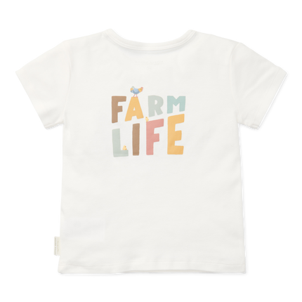 Little Dutch T-shirt korte mouw Off White Farm Life