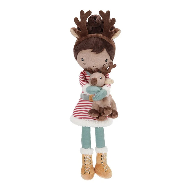 Little Dutch Knuffelpop Evi Kerst 35cm