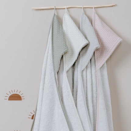 Baby's Only Badcape Baby Sky Warm Linen 75X85cm