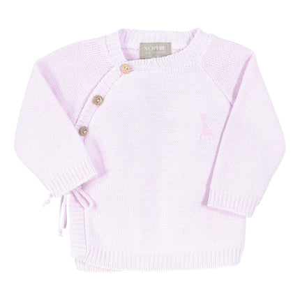 Sophie de Giraf Baby Vestje Overslag Vestje Roze