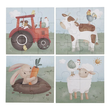 Little Dutch Puzzel 4 In 1 Little Farm