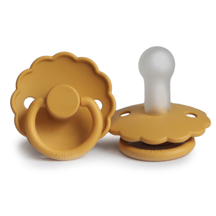 Frigg Speen Maat 2 Daisy Honey Gold Silicone