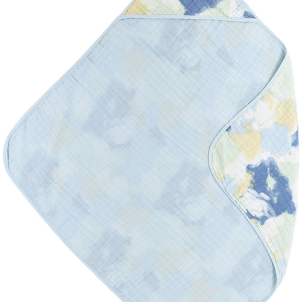 Meyco Badcape Baby Tie-Dye Light Blue