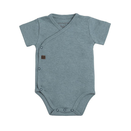 Baby's Only Romper Melange Stonegreen