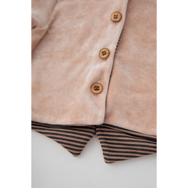 Bamboom Baby Vestje Met Capuchon Velvet Roze