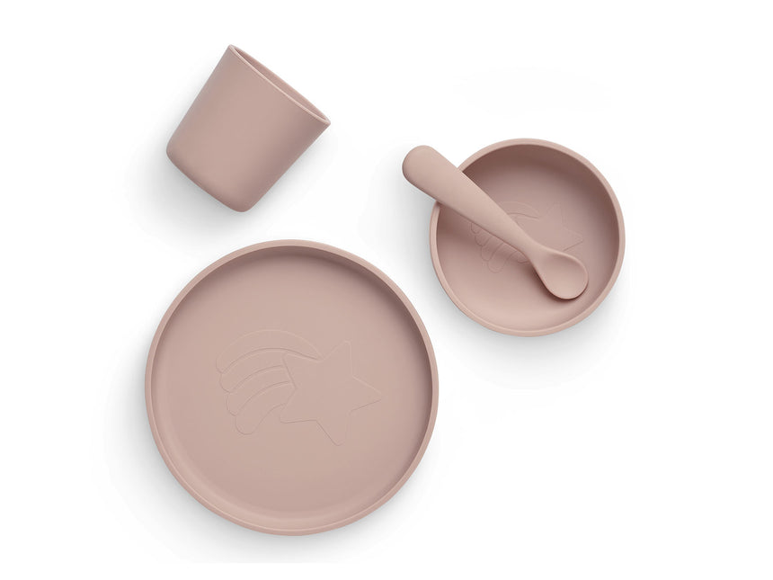 Jollein Kinder Servies Siliconen Pale Pink