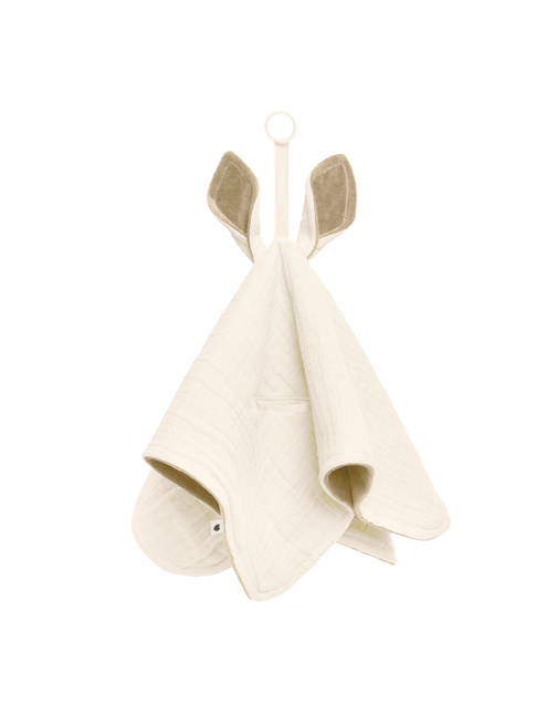 BIBS Hydrofielen Doek Kangaroo Ivory/Vanilla 40x40cm