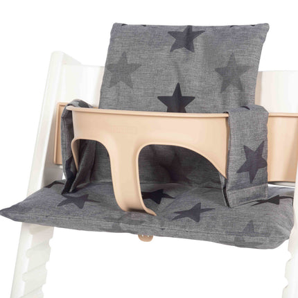 Dooky Stoelverkleiner Kussenset Tripp Trapp Grey Stars