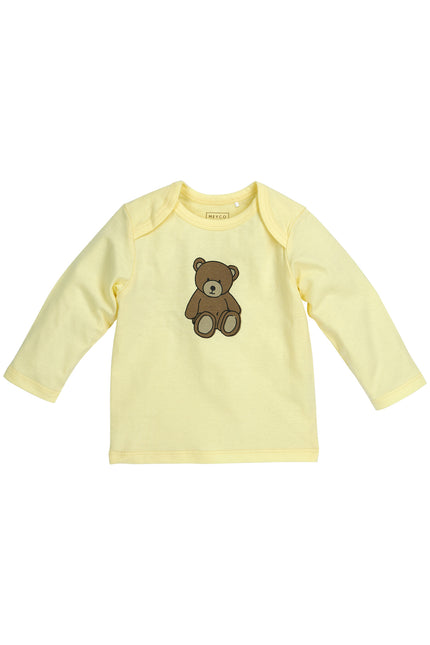 Meyco Baby Pyjama 2St Teddy Bear Soft Yellow