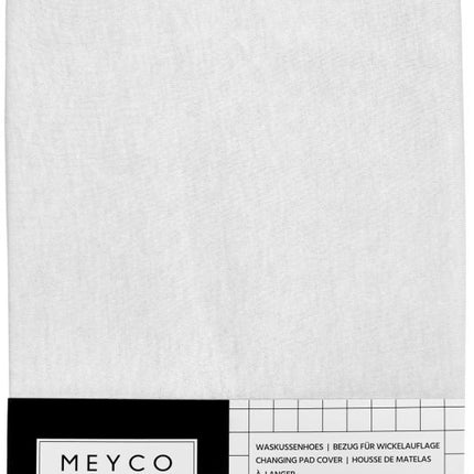 Meyco Aankleedkussenhoes Basic Jersey Wit