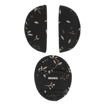 Dooky Gordelbeschermer Universal Pads Leaves Black