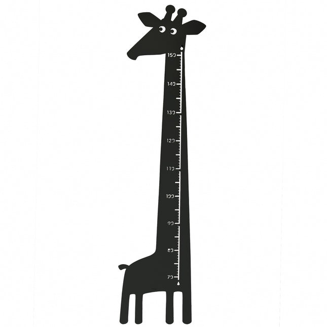 Roommate Groeimeter Giraffe Black