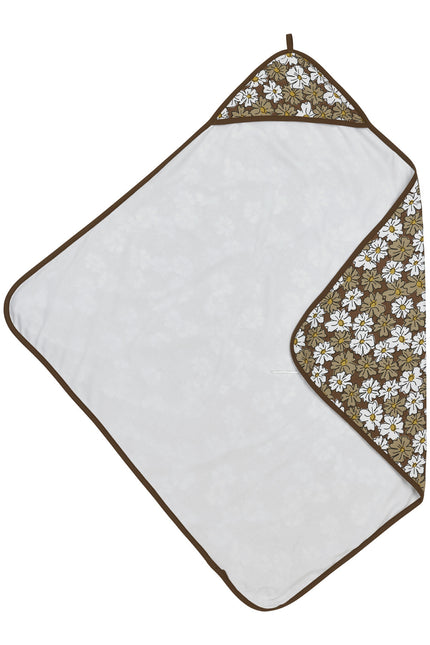 Meyco Badcape Baby 90X90cm Vintage Flower Taupe