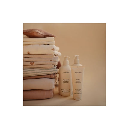 Mushie Baby Shampoo & Body Wash Fragance Free 400ml
