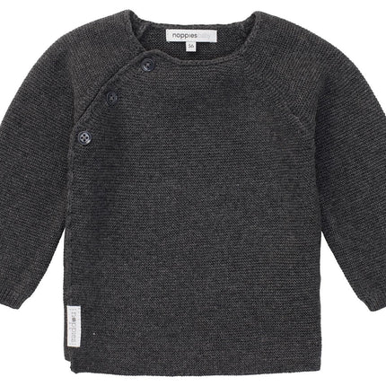 Noppies Baby Vestje Pino Dark Grey Melange