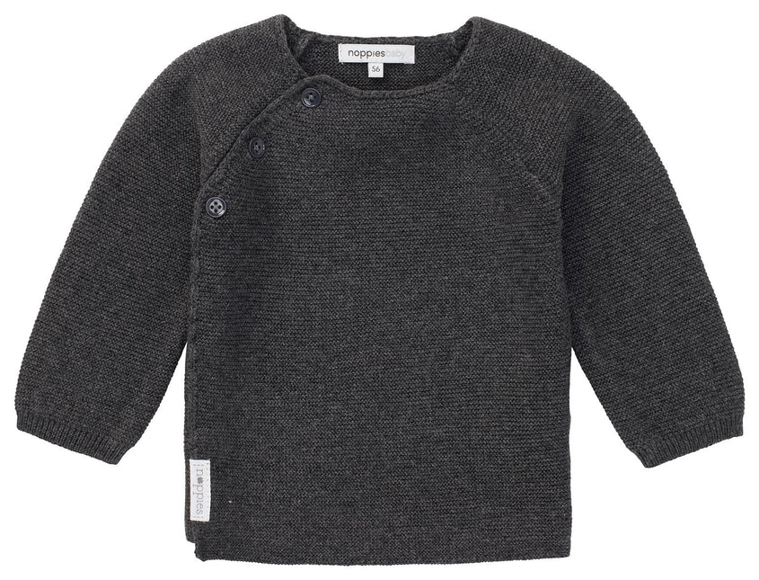 Noppies Baby Vestje Pino Dark Grey Melange