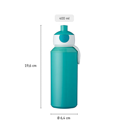 Mepal Drinkfles Pop-Up Campus 400ml Turquoise