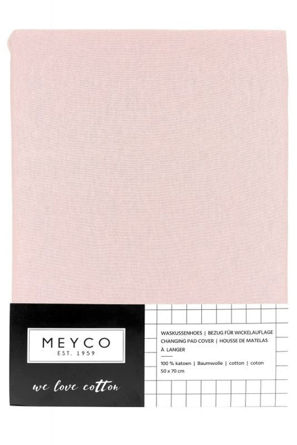 Meyco Aankleedkussenhoes Basic Jersey Lichtroze