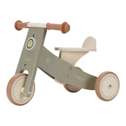 Little Dutch Loopfiets Driewieler Olive