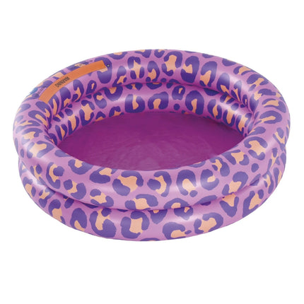 Swim Essentials Zwembad Baby Luipaardprint Paars 2 Rings 60Cm