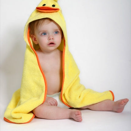 Zoocchini Badjas Baby Puddles The Duck Katoen