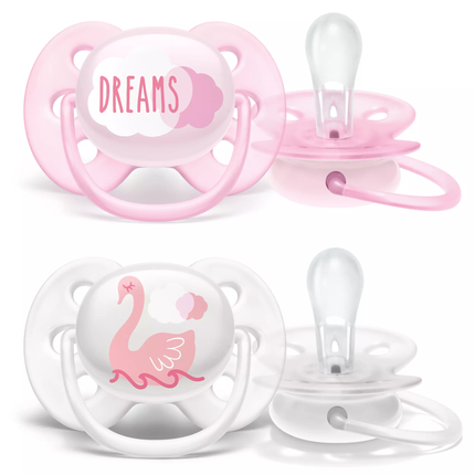 Philips Avent Fopspeen Soft Deco Girl +0 Mnd 2st