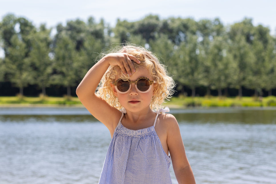 Baby Dutch Baby Sunglasses Lunettes de soleil Léopard Blush