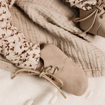 Baby Dutch Baby Schoentjes Nova Ecru Suede