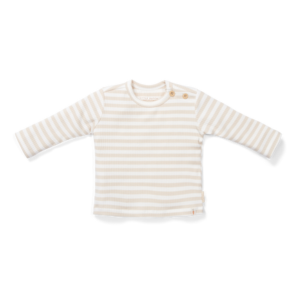 Little Dutch Baby Shirt Lange Mouwen Stripe Sand/White