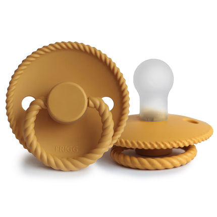 Frigg Speen Maat 2 Rope Honey Gold Silicone