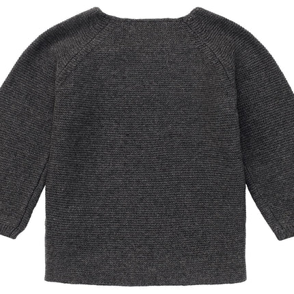 Noppies Baby Vestje Pino Dark Grey Melange