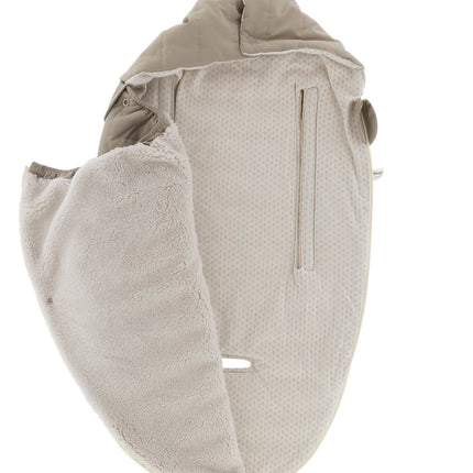 Snoozebaby Voetenzak Organic Maxi Cosi Stone Beige 80cm