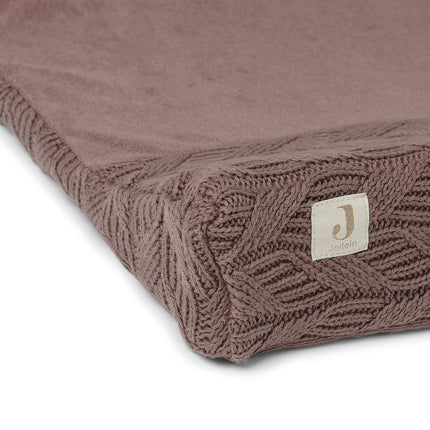 Jollein Aankleedkussenhoes Spring Knit Chestnut 50x70cm