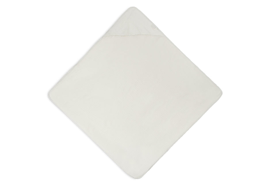 Jollein Badcape Baby Embroidery Ivory 75x75cm