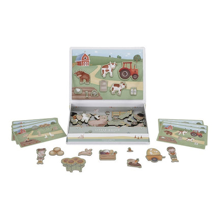 Little Dutch Spelletje Magnetisch Speelbord Little Farm