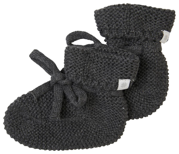 Noppies Babyslofjes Nelson Dark Grey Melange