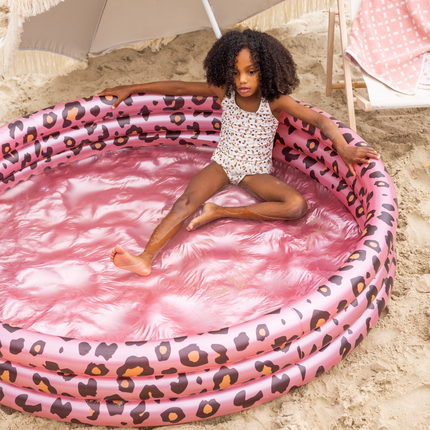 Swim Essentials Zwembad Kind Tijgerprint Roze 1,5M