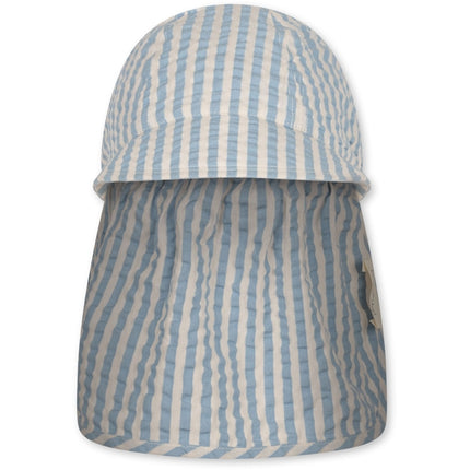 Konges Slojd Zonnehoedje Baby Ace Brim Gots Glacier Stripe