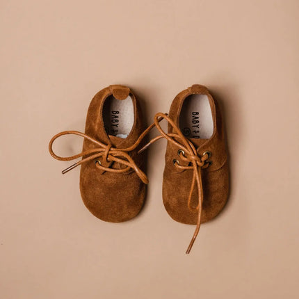 Baby Dutch Baby Schoentjes Nova Camel Suede