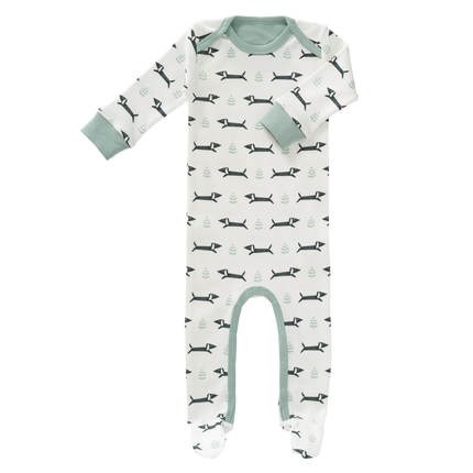 Fresk Baby Pyjama Met Voet Dachsy