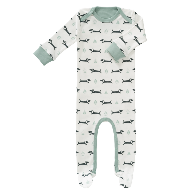 Fresk Baby Pyjama Met Voet Dachsy