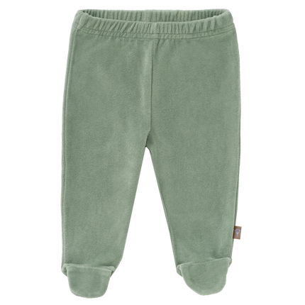 Fresk Baby Broekje Velours Met Voet Forest Green