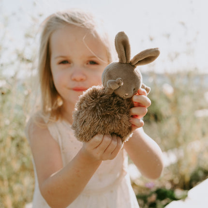 Bunnies By The Bay Knuffel Roly Poly Konijn Bruin 13cm