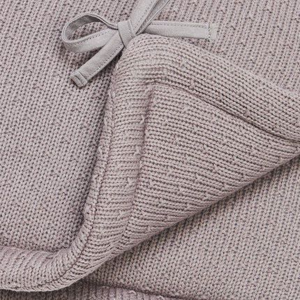 Jollein Bedomrander Bliss Knit Storm Grey 35x180cm