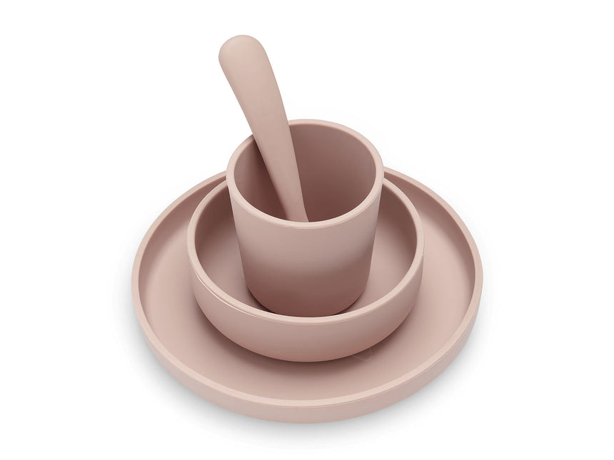 Jollein Kinder Servies Siliconen Pale Pink