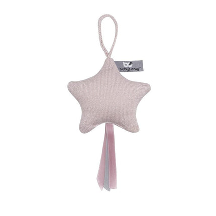 Baby's Only Hangspeeltje Ster Sparkle Zilverroze